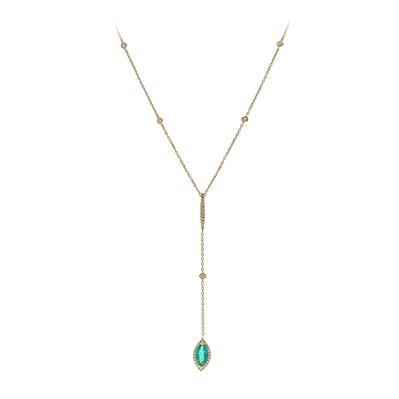 AAA-Sambia-Smaragd-Goldcollier (CIRARI) Unkategorisiert online kaufen