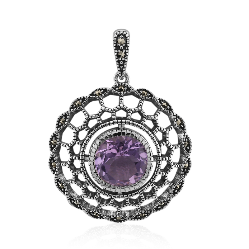 Amethyst-Silberanhänger (Annette classic) Unkategorisiert online kaufen Amethyst-Silberanhänger (Annette classic) Unkategorisiert online kaufen