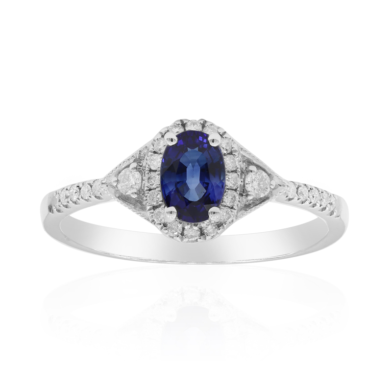 Blauer Ceylon-Saphir-Goldring (CIRARI) Unkategorisiert online kaufen