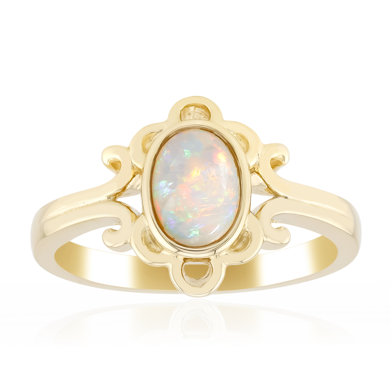 Coober Pedy-Opal-Goldring