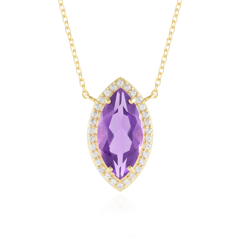 Marokkanischer Amethyst-Silbercollier Unkategorisiert online kaufen