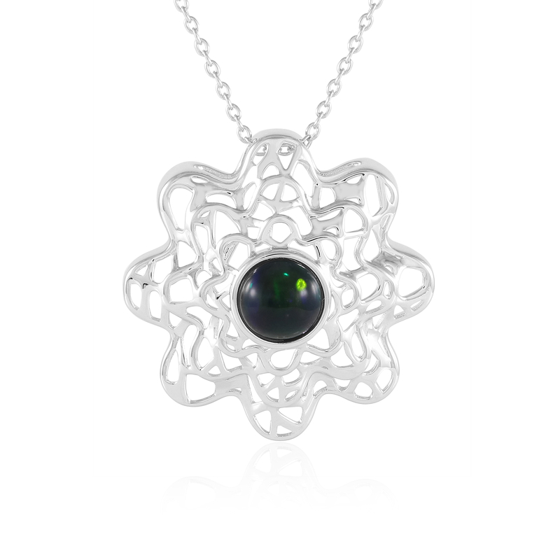 Mezezo-Opal-Silberhalskette (Ornaments by de Melo) Unkategorisiert online kaufen