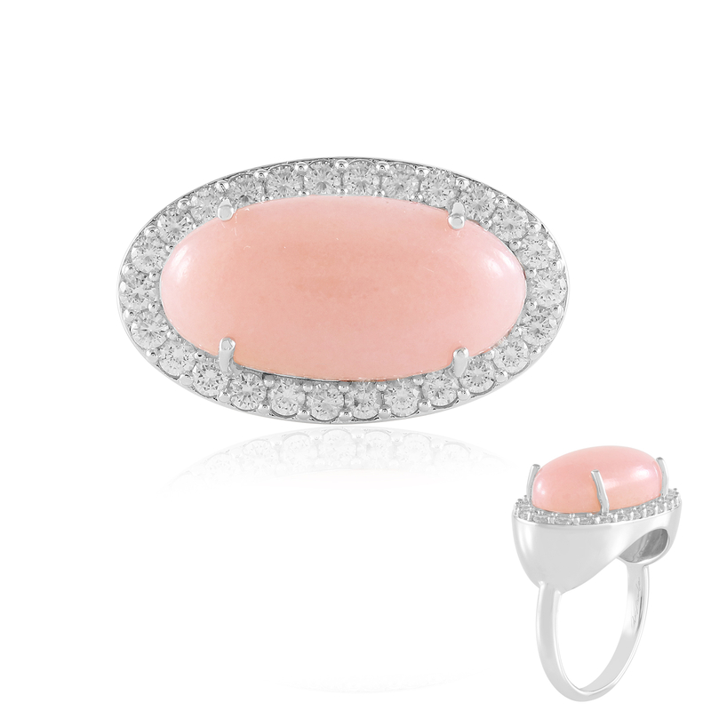 Pinkfarbener Opal-Silberring (de Melo Essence) Unkategorisiert online kaufen