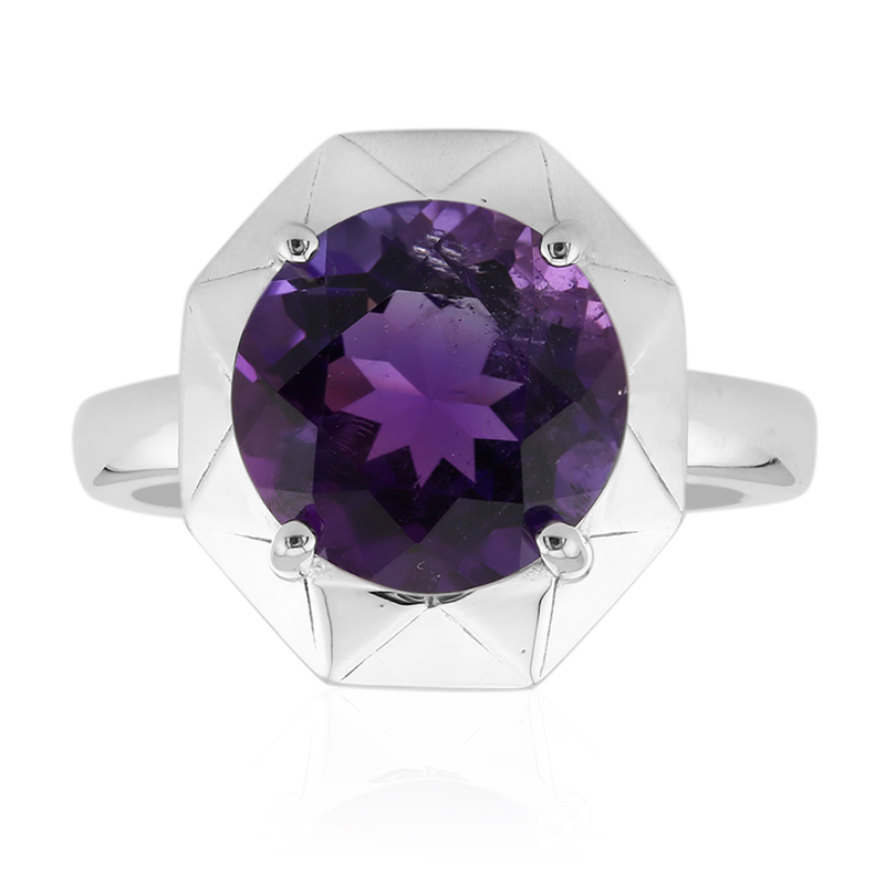 Sambia-Amethyst-Silberring (Pallanova) Unkategorisiert online kaufen