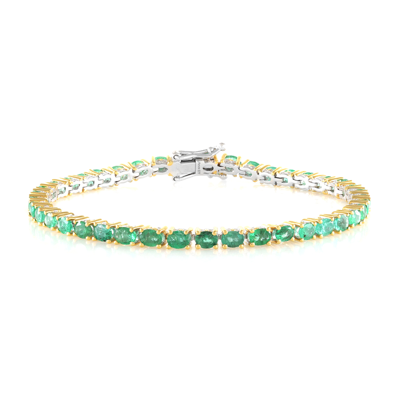 Sambia-Smaragd-Silberarmband (Gems en Vogue) Unkategorisiert online kaufen