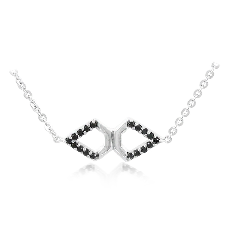 Schwarzer Spinell-Silbercollier Unkategorisiert online kaufen Schwarzer Spinell-Silbercollier Unkategorisiert online kaufen