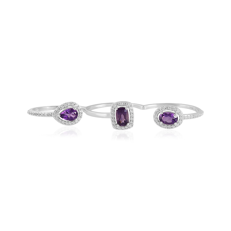 Sibirischer Amethyst-Silberring (de Melo Essence) Unkategorisiert online kaufen