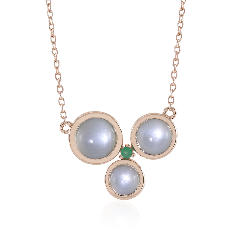 Weißer Mondstein-Silbercollier (KM by Juwelo) Unkategorisiert online kaufen Weißer Mondstein-Silbercollier (KM by Juwelo) Unkategorisiert online kaufen