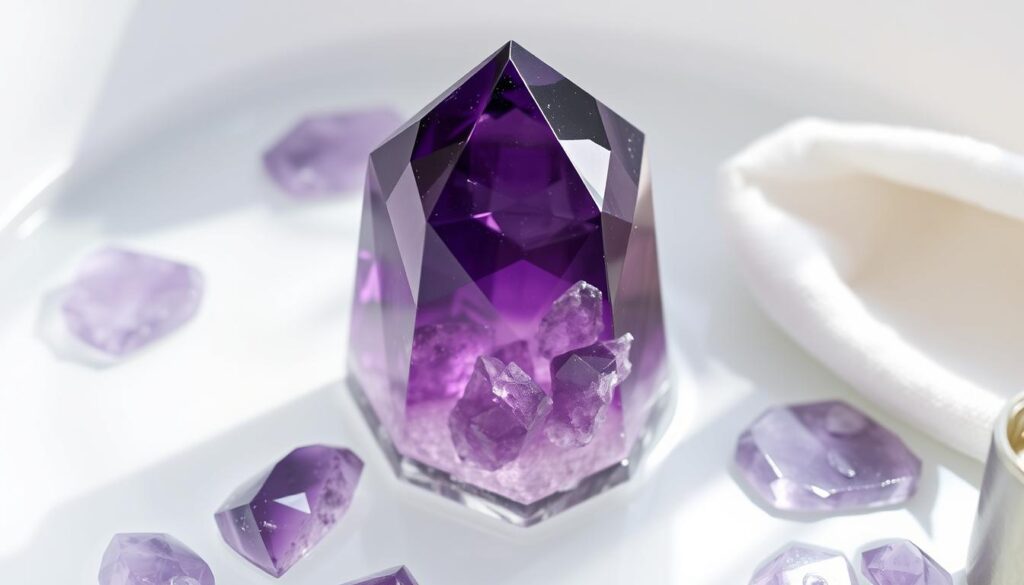 Amethyst Reinigung und Pflege