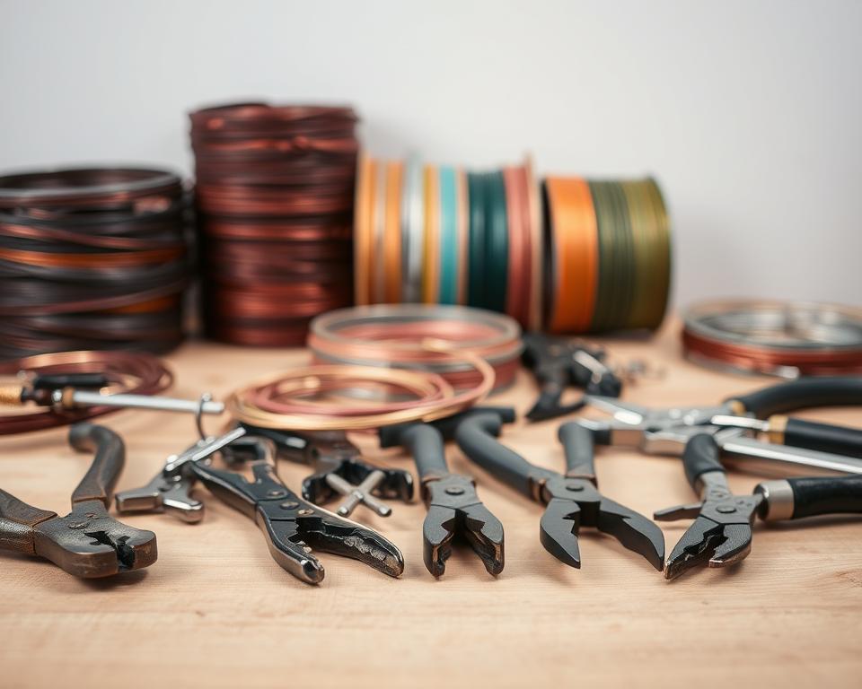 Drahtflechterei Werkzeuge