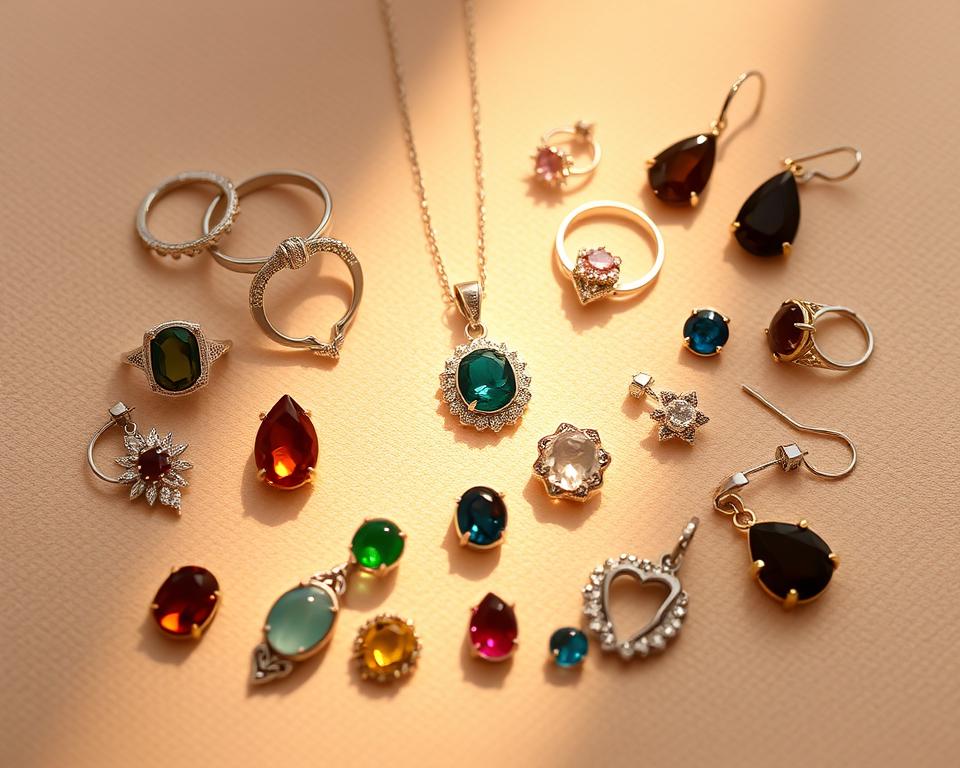 Geschenkideen Geburtsstein Schmuck